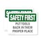 Signmission Safety Culture Sign, 5 in Width, Vinyl Decal, Rectangle OS-2PACK-SF-D-35-L-10848 - alternate 1